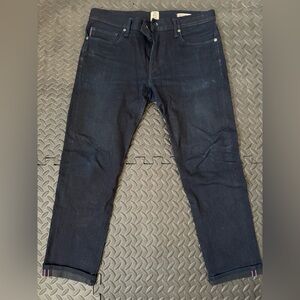 Hiroshi Kato Selvedge Jeans The Pen Slim Indigo Black Raw